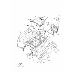 REAR FENDER ASSY