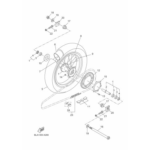 RADNABE KOMPL., HINTERE