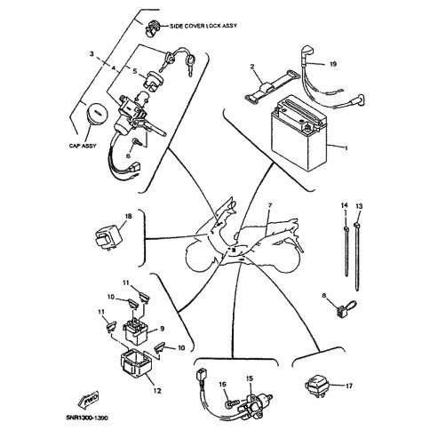 Kühlerlüftermotor-Sicherung 4,0 A