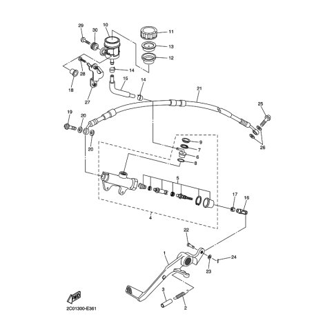 BRACKET, RESERVE UNIT
