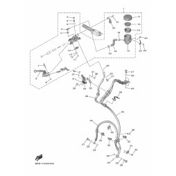 HALTER, BREMSSCHLAUCH