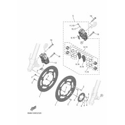 BREMSSATTEL-DICHTUNGSSATZ