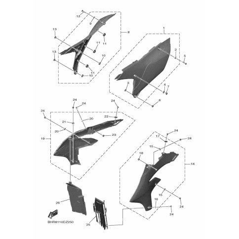 SIDE COVER INSERT ASSY 1