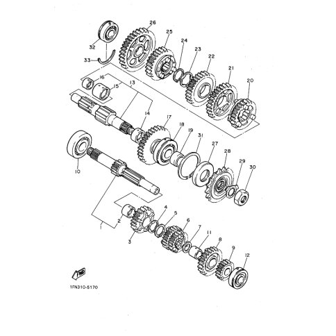 MAIN AXLE ASSY