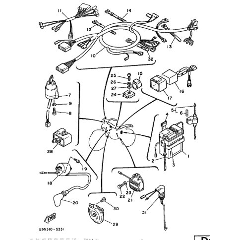 KABELBAUM KOMPL. 2