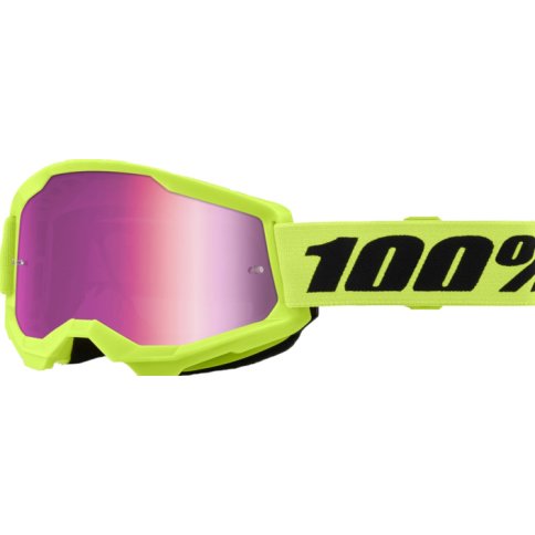 100% Strata 2 Neon-Gelb & Pink Verspiegelt