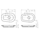 Indy Spacer "ISK1" 35x52 mm