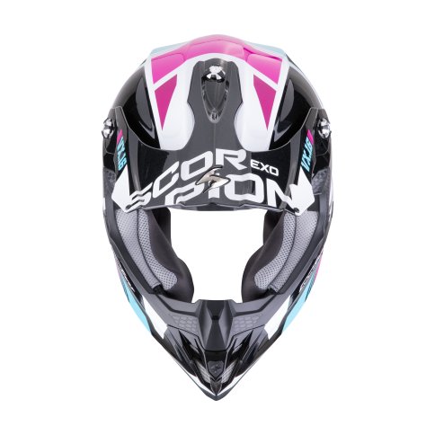 Scorpion VX-16 EVO AIR Analog Metal Schwarz-Blau-Rosa