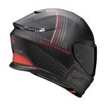 Scorpion EXO-GT SP AIR "TECHLANE" Mattschwarz-Grau-Rot