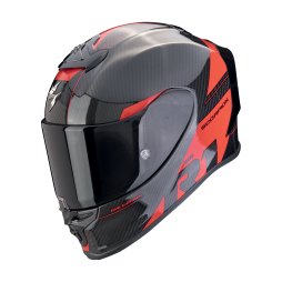 Scorpion EXO-R1 EVO Carbon Air - RALLY Schwarz-Rot