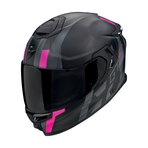 Scorpion EXO-GT SP AIR - TOURADVEN Mattschwarz-Rosa