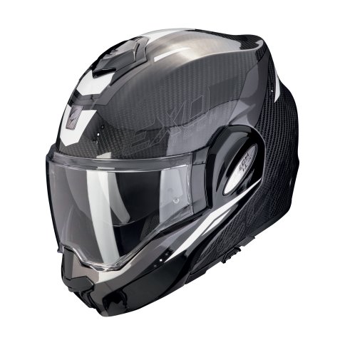 Scorpion EXO-TECH EVO CARBON - ROVER Schwarz-Weiss