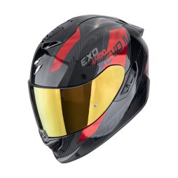 Scorpion EXO-1400 EVO II CARBON AIR - PLATTED Schwarz-Rot