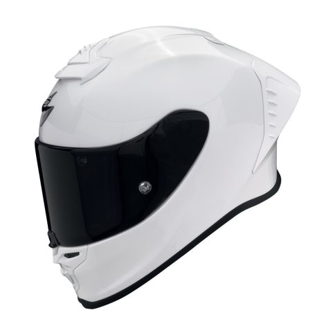 Scorpion EXO-R1 EVO AIR FIM Racing #1 - "SOLID" Perlweiss