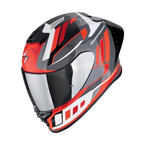 Scorpion EXO-R1 EVO II AIR "VITAL" Grau-Weiß-Rot