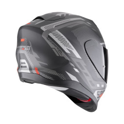 Scorpion EXO-520 EVO AIR "RANKA" Mattschwarz-Silber-Rot