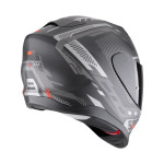 Scorpion EXO-520 EVO AIR "RANKA" Mattschwarz-Silber-Rot