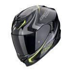 Scorpion EXO-520 EVO AIR "TERRA" Schwarz-Silber-Neon gelb