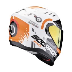 Scorpion EXO-520 EVO AIR "TITAN" Weiß-Orange
