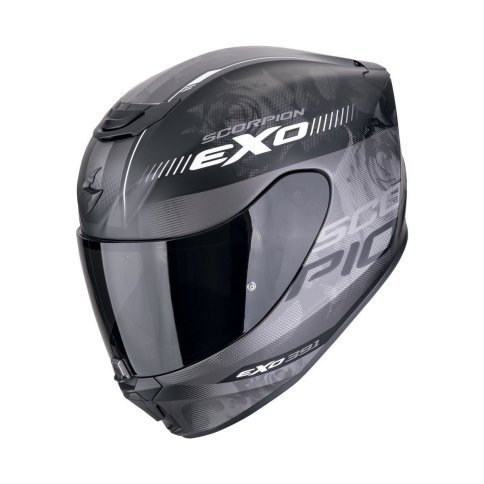 Scorpion EXO-391 "AVA" Mattschwarz-Silber
