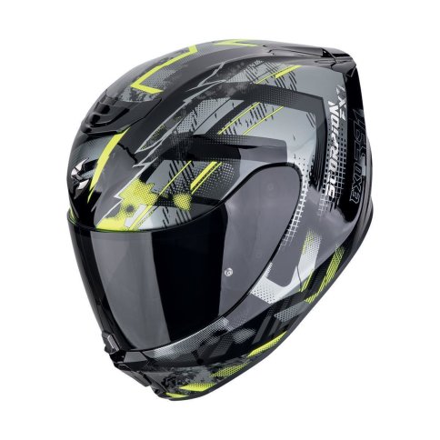 Scorpion EXO-391 "CLUTTER" Schwarz-Neon gelb