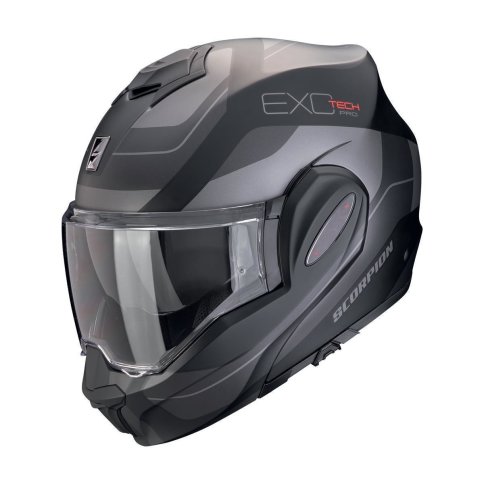 Scorpion EXO-TECH EVO PRO "COMMUTA" Mattschwarz-Silber