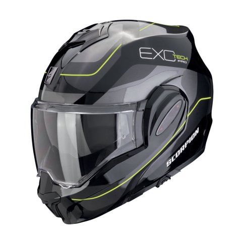 Scorpion EXO-TECH EVO PRO "COMMUTA" Schwarz-Silber-Gelb