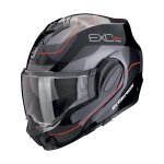 Scorpion EXO-TECH EVO PRO "COMMUTA" Schwarz-Silber-Rot