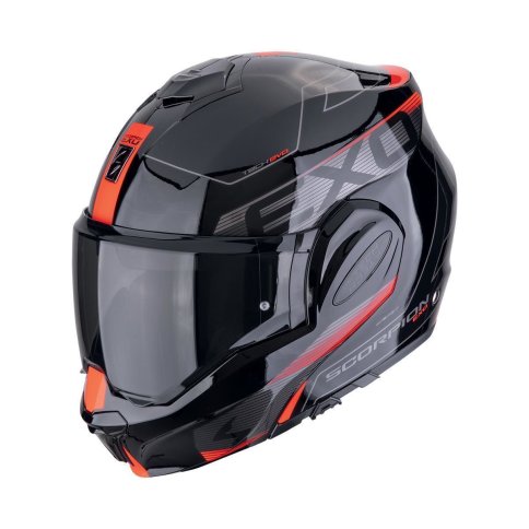 Scorpion EXO-TECH EVO "TRAVELLER" Schwarz-Rot