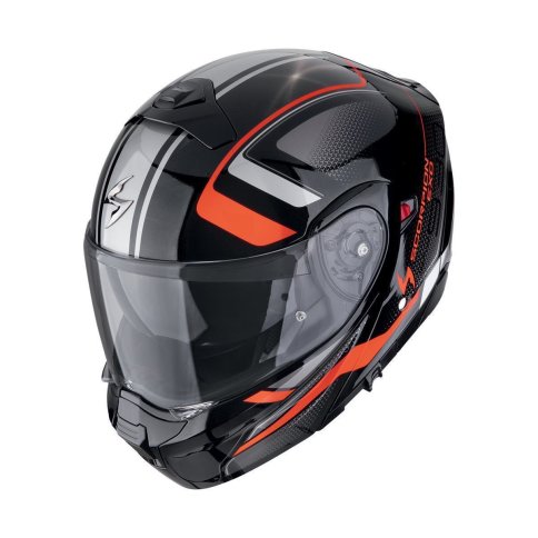 Scorpion EXO-930 EVO "ARDENS" Metallic Schwarz-Rot
