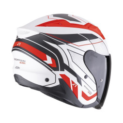 Scorpion EXO-Z1 "VUE" Matt-Weiß-Rot-Schwarz