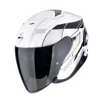 Scorpion EXO-Z1 "VUE" Weiß-Schwarz-Silber