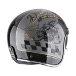 Scorpion BELFAST EVO "DRIVE FAST" Silber-Schwarz-Gold