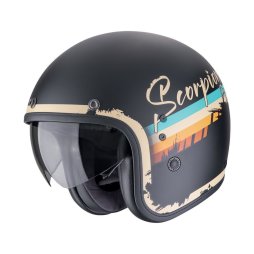 Scorpion BELFAST EVO "ADONIS" Mattschwarz-Beige