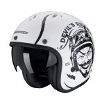 Scorpion BELFAST EVO "ROMEO" Mattweiß-Schwarz