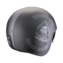 Scorpion BELFAST EVO "SPADE" Mattschwarz-Silber