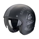 Scorpion BELFAST EVO "SPADE" Mattschwarz-Silber