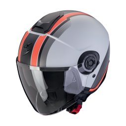 Scorpion EXO-CITY II "VEL" Matt-Grau-Rot