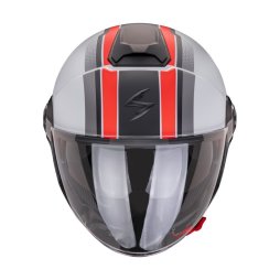 Scorpion EXO-CITY II "VEL" Matt-Grau-Rot