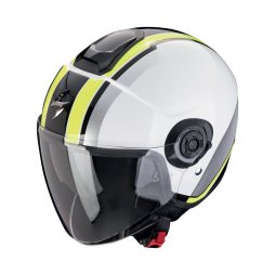 Scorpion EXO-CITY II "VEL" Weiß-Neon Gelb