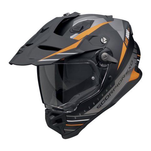 Scorpion ADF-9000 AIR "FEAT" Mattschwarz-Silber-Orange