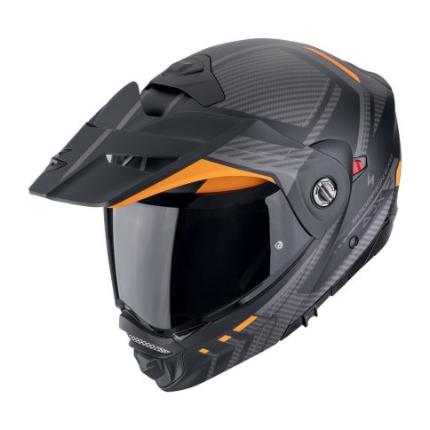 Scorpion ADX-2 "LEWIS " Mattschwarz-Orange