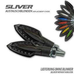 Austauschblende - SMD-Blinker "Silver"