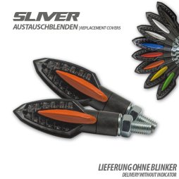 Austauschblende - SMD-Blinker "Silver"