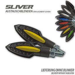 Austauschblende - SMD-Blinker "Silver"