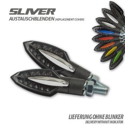 Austauschblende - SMD-Blinker "Silver"