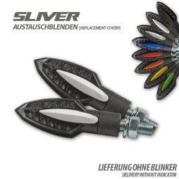 Austauschblende - SMD-Blinker "Silver"