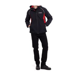 REVS Softshelljacke Herren XL black/red