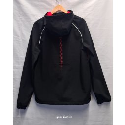 REVS Softshelljacke Herren XL black/red