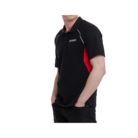 REVS Herren-Poloshirt XL black/red